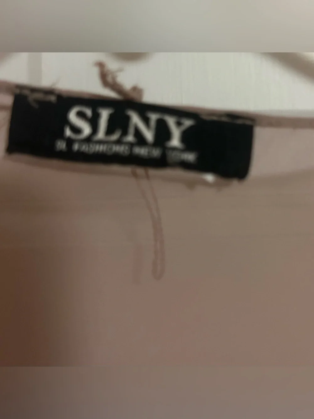SLNY Sheer Shrug For Dressy Occasions in Nude Blush-Button Option for Sleeves - Picture 5 of 10